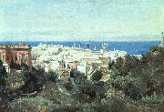 Jean-Baptiste Camille Corot View of Genoa oil on canvas